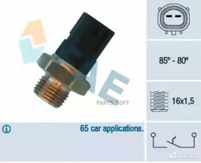 FAE 36480 Датчик включения вентилятора