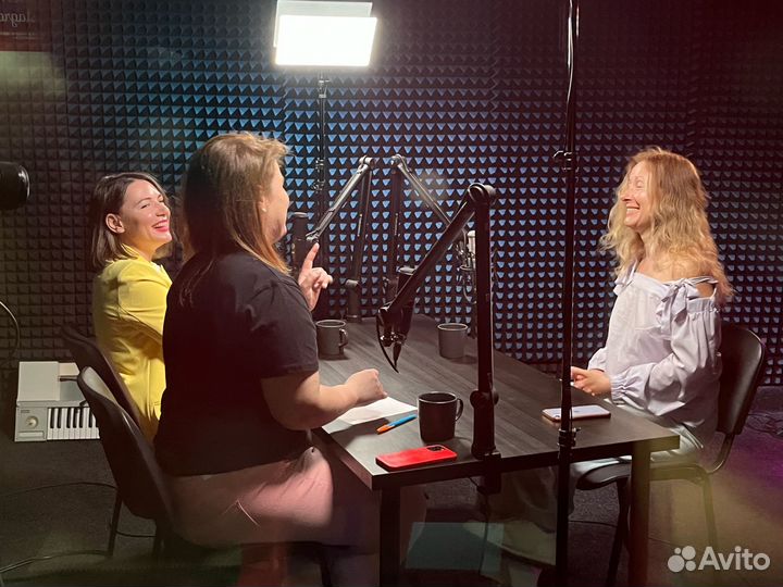 Подкаст и Интервью. Запись с видео на студии