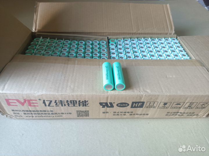 Аккумуляторы EVE Li-ion INR18650/33V высокотоковые