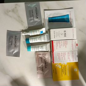 Лот косметики для лица clarins,thalgo,filorga