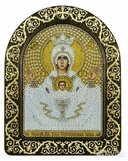 Икона Св. Николая Чудотворца в киоте