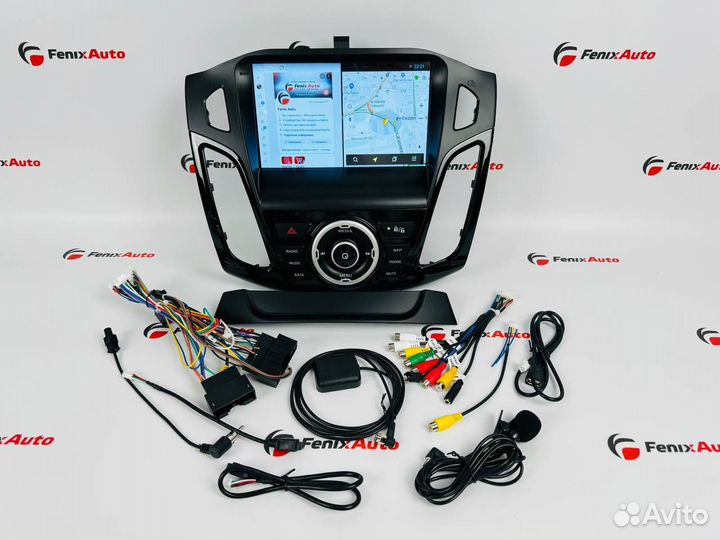 Магнитола Ford focus 3 2011-2019 Android 2-32 Гб