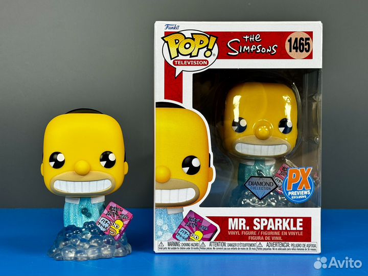 Funko Pop 1465 Mr. Sparkle The Simpsons Diamond SE