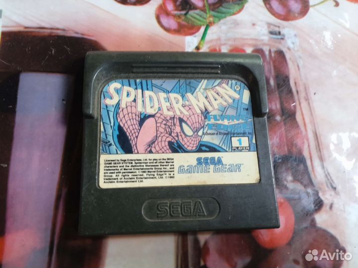 Картриджи sega game gear spider man