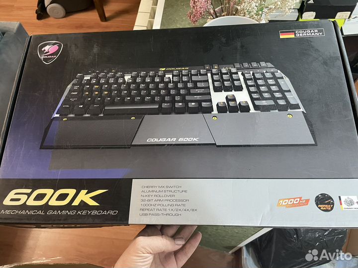 Клавиатура cougar 600k новая