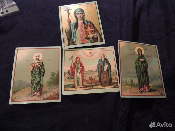 Открытки на церковную тему 40 штук