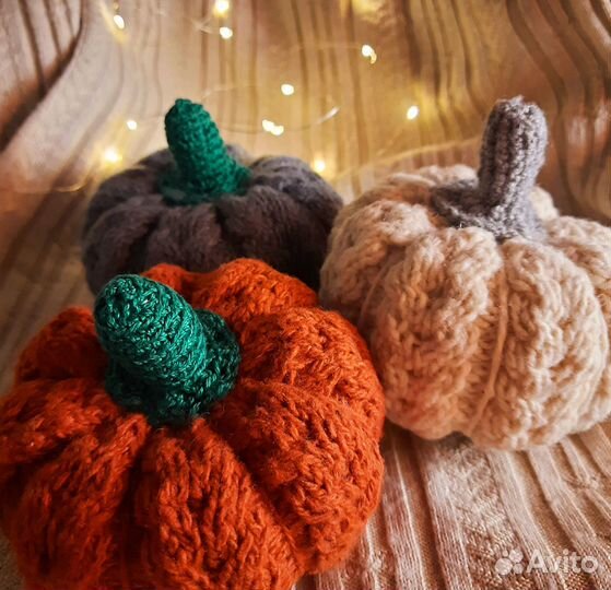 Тыква декоративная. Осенний декор. Хэллоуин