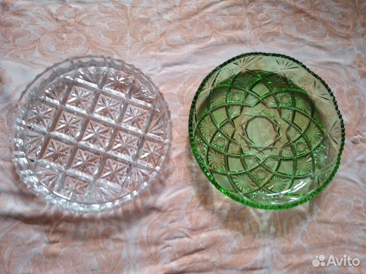 Хрусталь и цветное стекло СССР, посуда