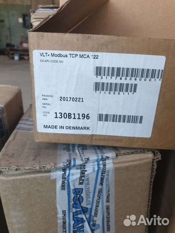 Плата VLT MCA 122 Modbus TCP для danfoss