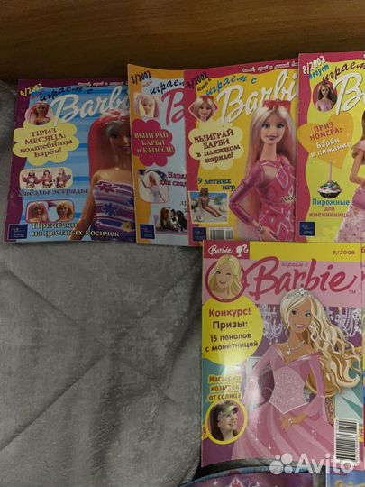 Журналы Барби Barbie 2002,2003,2005,2006, спец