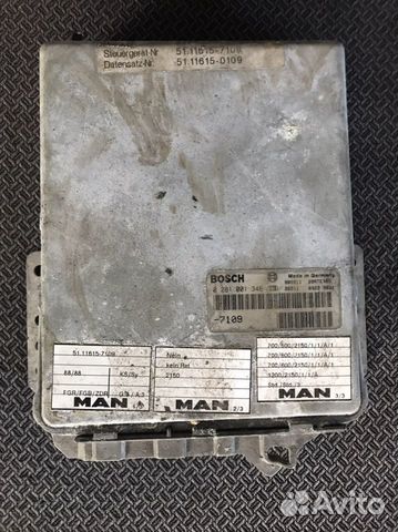 Блок управления manf2000 эбу man