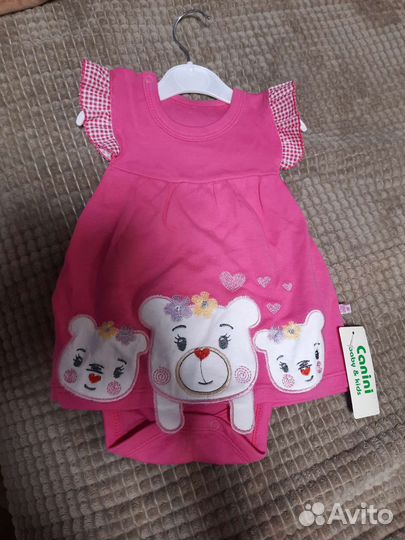 Боди для девочки 68