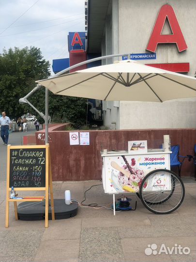 Уличный зонт IKEA karlso с основанием svarto