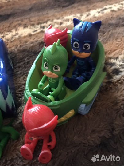 Герои в масках игрушки Геко (пакетом)