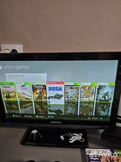 Xbox 360 s прошитый 500gb 75 игр freeboot kinect