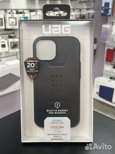 Uag iPhone 14 Civilian Black (MagSafe)