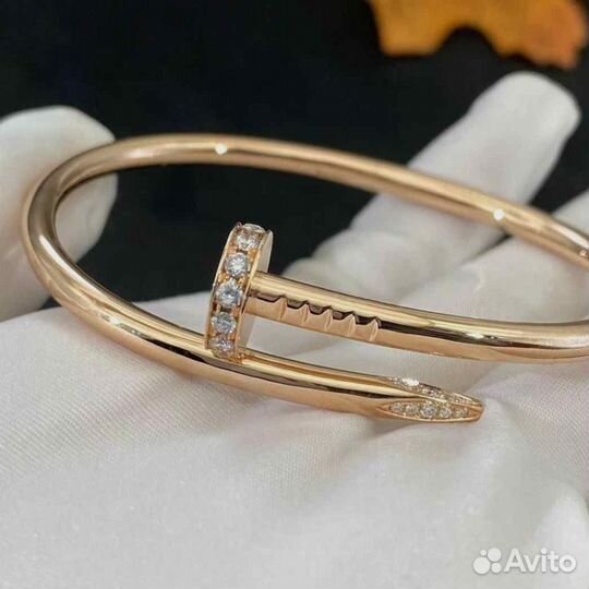 Браслет Cartier Juste un Clou Розовое золото 0,49ct