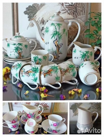 Старый Китай, молочники, кофейные пары