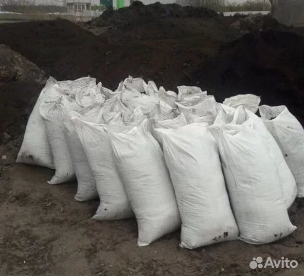 Плодородный грунт в мешках