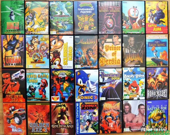 Картриджи для Сега и Денди Есть всё