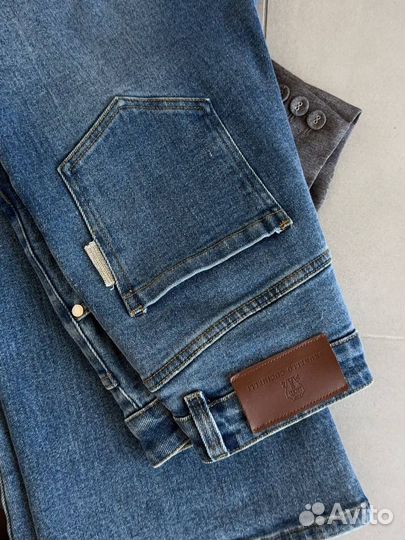 Джинсы Brunello Cucinelli классные (хит 2025)