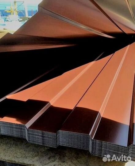 Профнастил шоколад