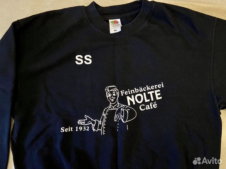 Свитшот кондитерская и пиццерия оверсайз