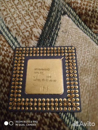 Процессор intel 486 d2 66 мгц керамика
