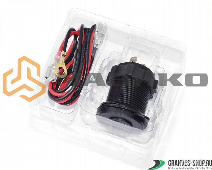 USB разъем (розетка) гнездо прикуриват. с подсвет