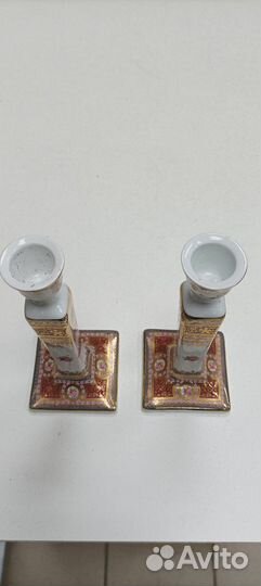 Подсвечники фарфоровые