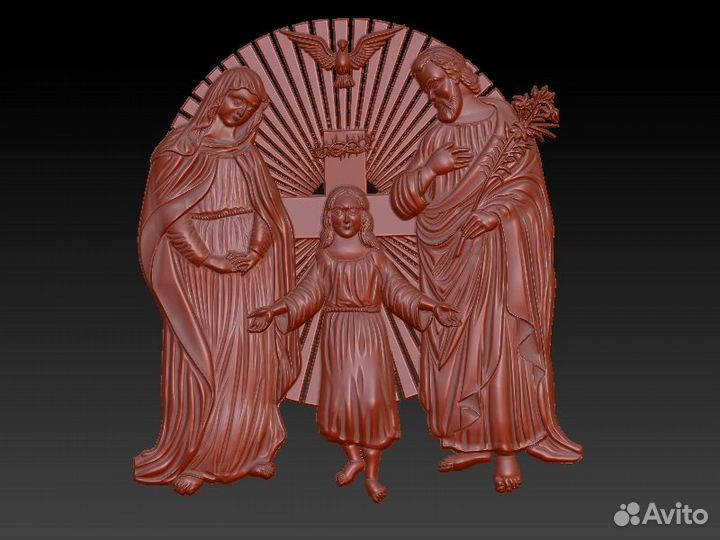 Огромная библиотека для чпу. STL Модели икон