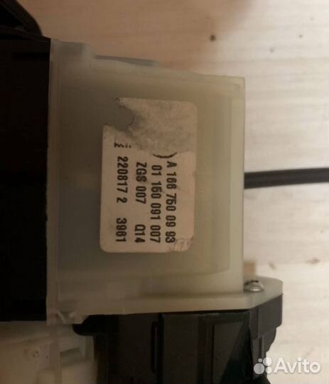 Камера с клапаном на mercedes 166