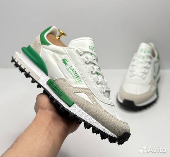Кроссовки мужские белые Lacoste