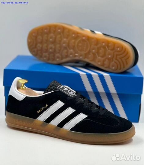 Кроссовки Adidas Gazelle Black (Арт.69721)