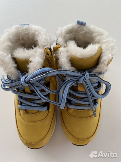Ботинки зимние детские reserved 26р желтые