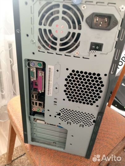 Системный блок 775, монитор, клавиатура, мышь