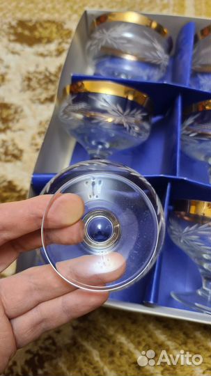 Бокалы из хрусталя, винтаж