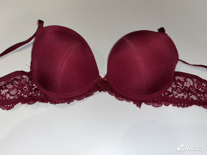 Бюстгальтер censored 80b бордовый