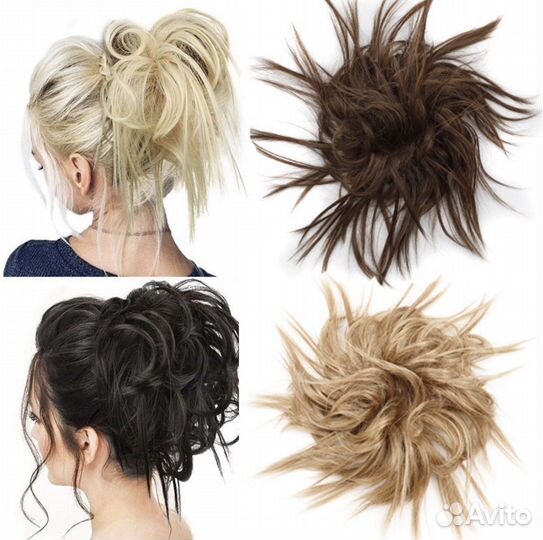 Шиньон на резинке (заколка) новая