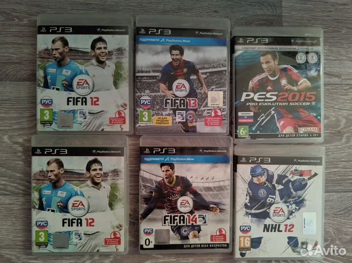 FIFA PS3, NHL PS3, PES PS3