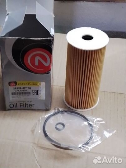 Фильтр масляный hyundai kia