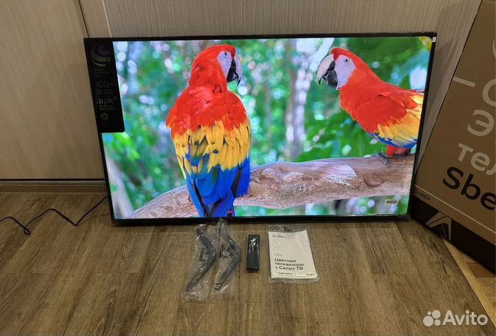 Новый телевизор 50 дюймов смарт, 4К, голосовое