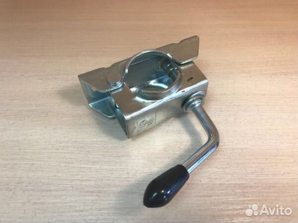 Хомут опорного колеса прицепа D48, 250 кг, С пря