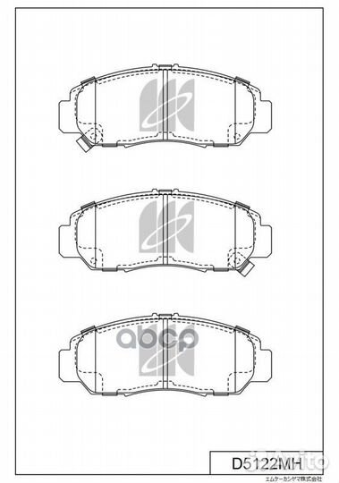 Колодки торм.пер. honda Accord 03