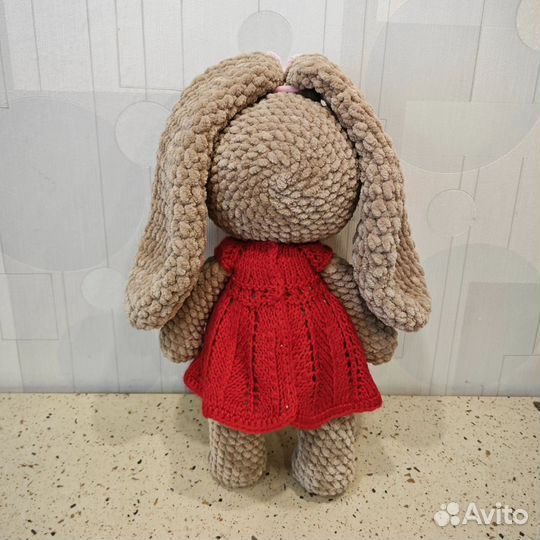 Вязаный заяц ооак