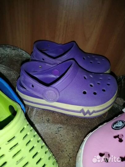 Сабо crocs детские для девочек
