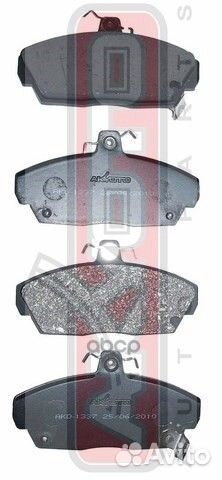 Колодки тормозные дисковые передние honda civic