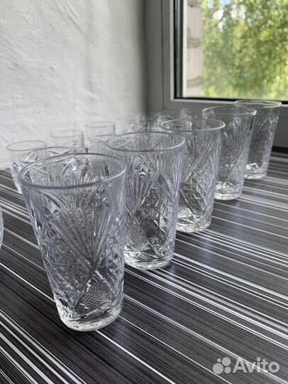 Хрусталь стопки салатник