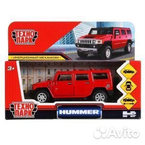 Машина hummer h2 12см HUM2-12-RD 299812