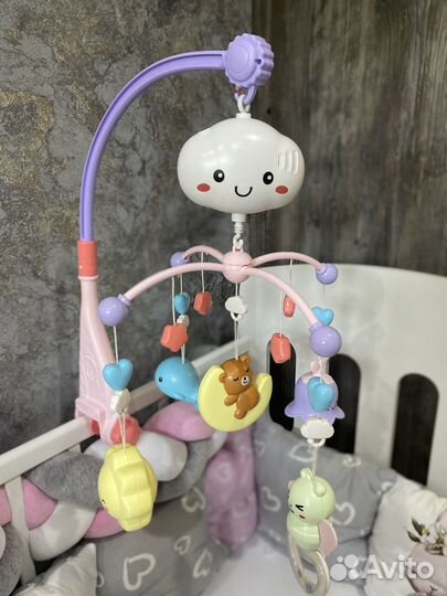 Мобиль на кроватку с проектором